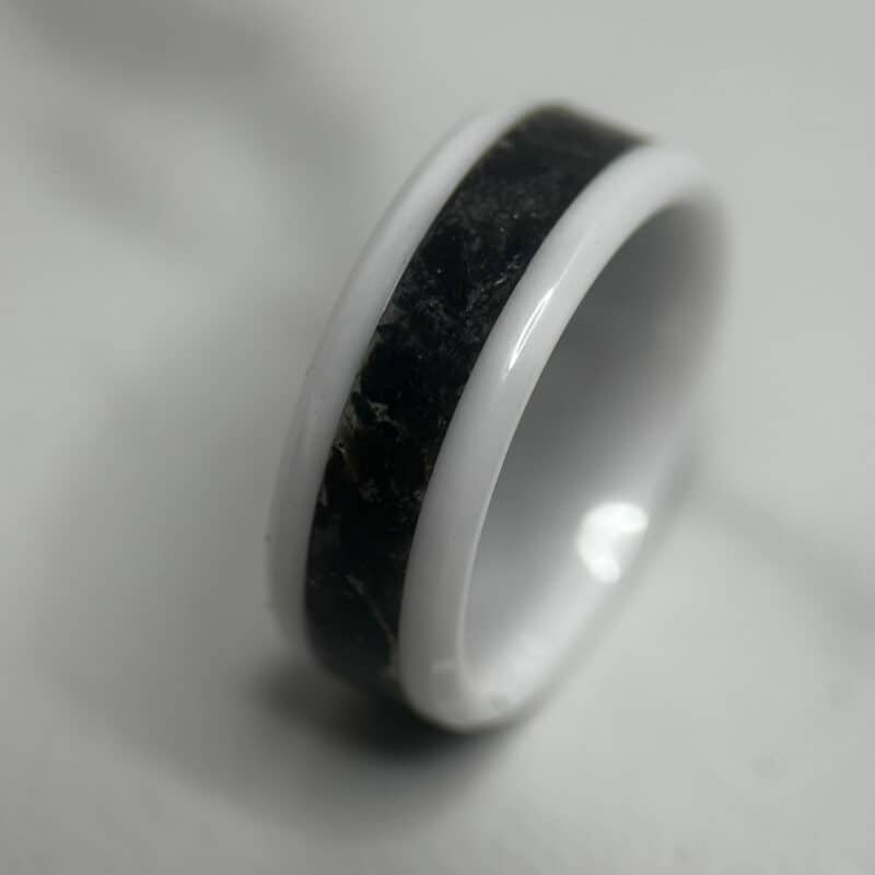 White megalodon ring