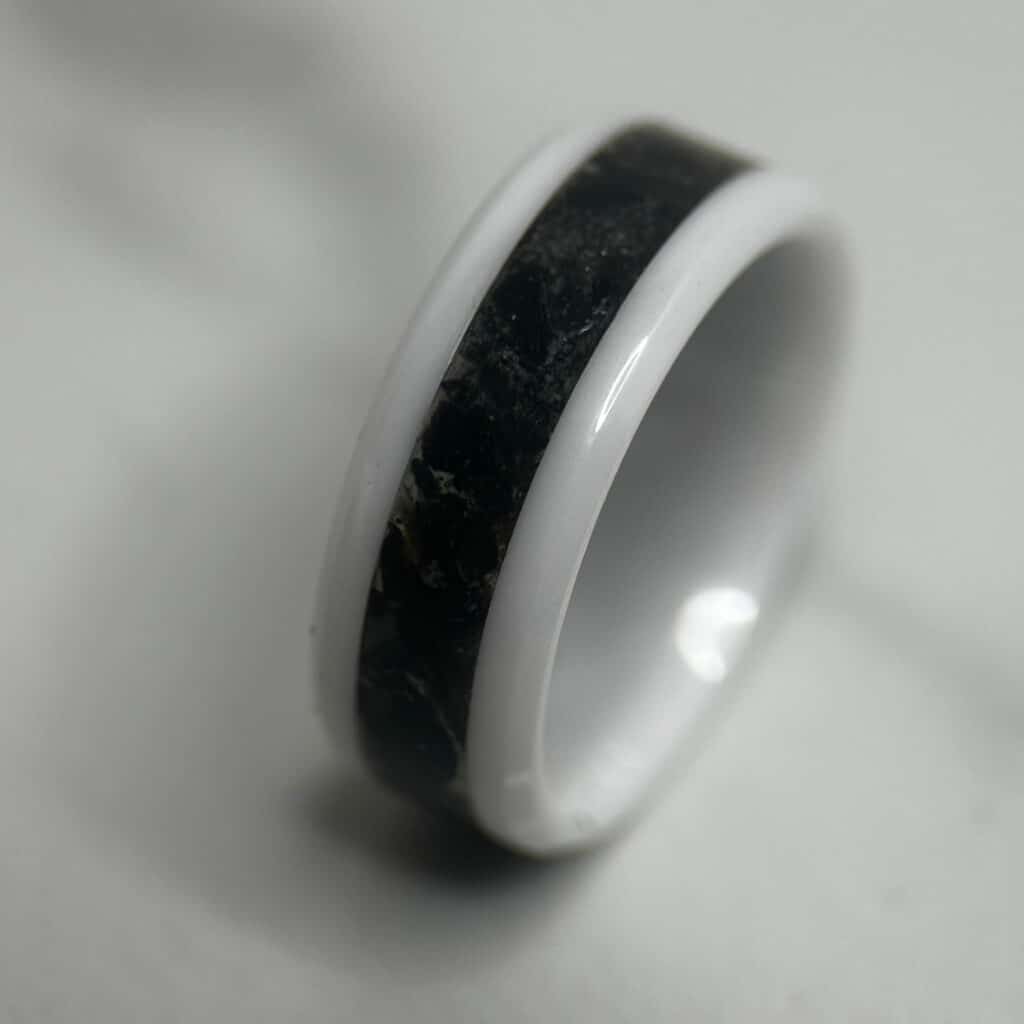 White megalodon ring