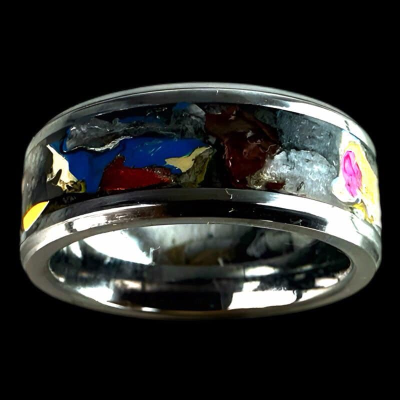 Paint ring with a tungsten comfort core.