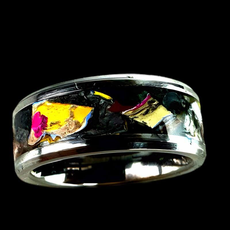 Paint ring with a tungsten comfort core.