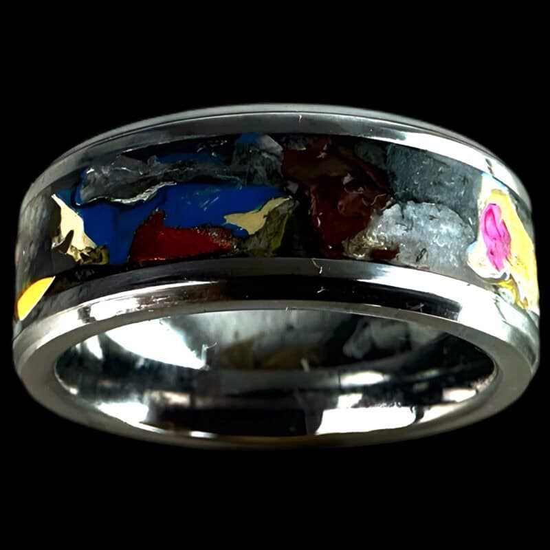 Paint ring with a tungsten comfort core.