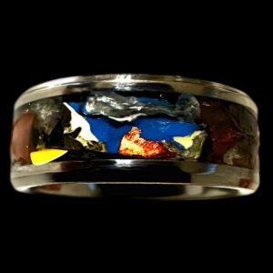 Paint ring with a tungsten comfort core.