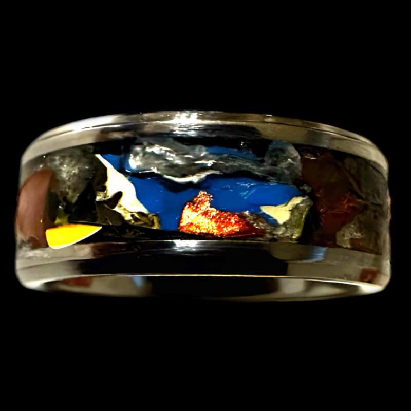Paint ring with a tungsten comfort core.